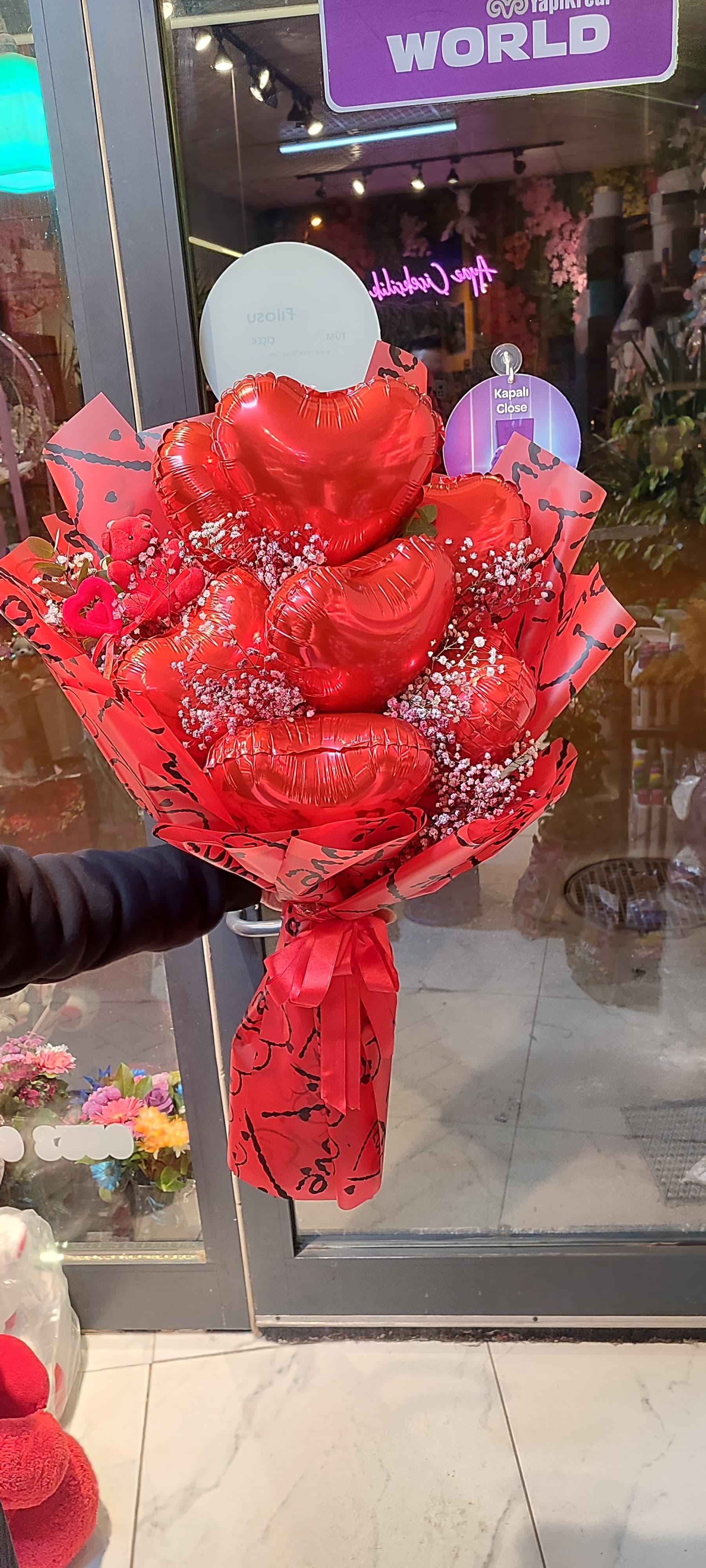 Kalpli Balon Buketi