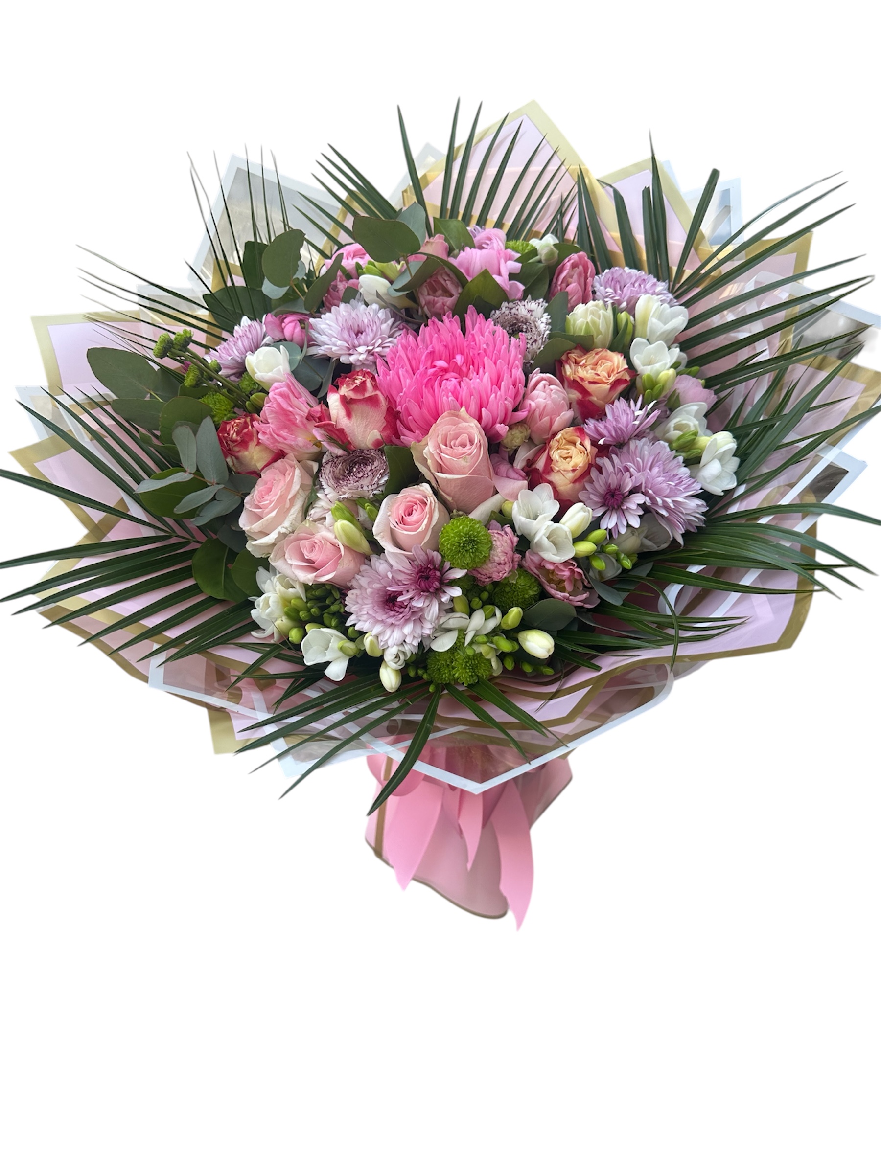 Büyük Boy Renkli Tasarım Buket